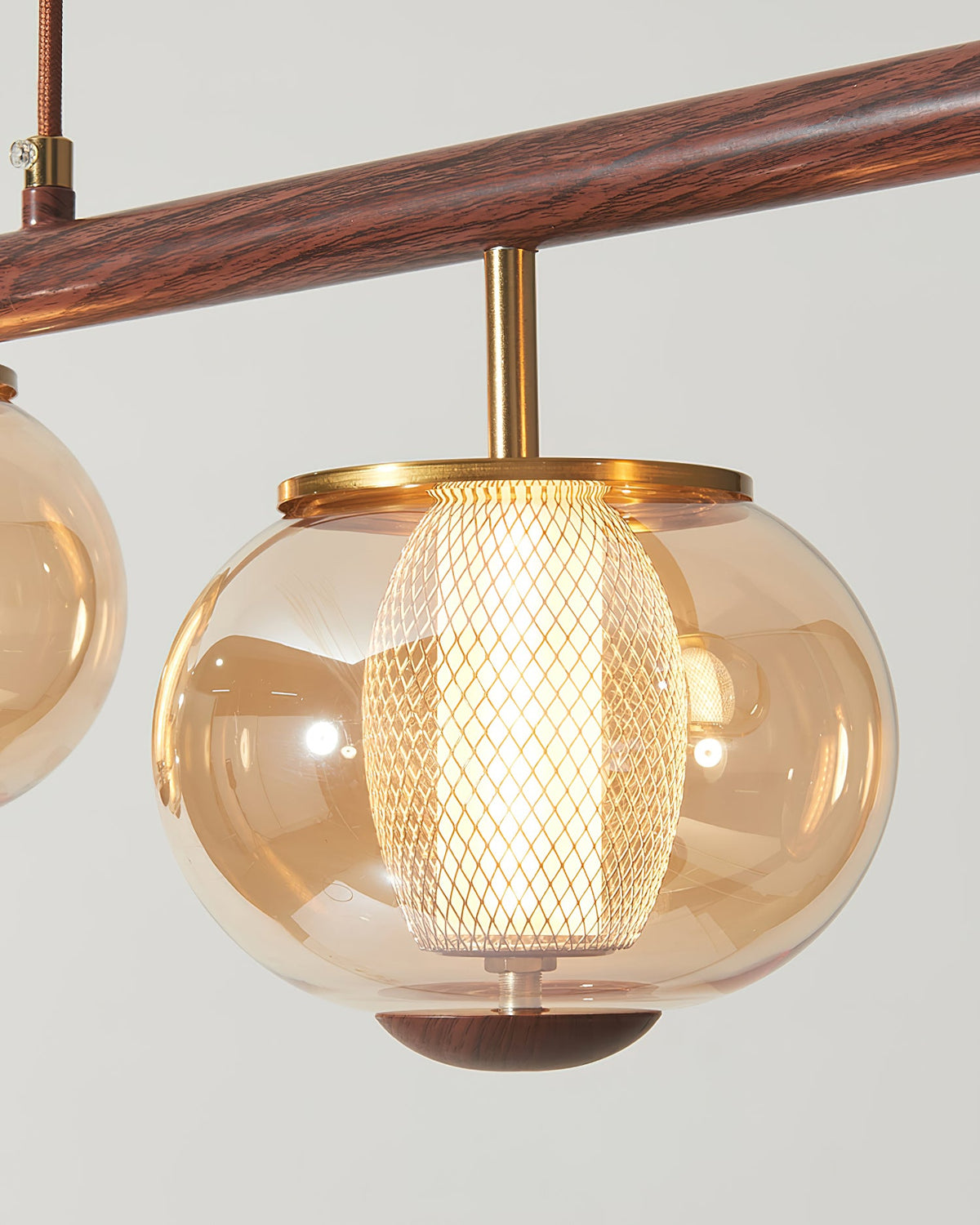 Amber Glass Chandelier — product view 14