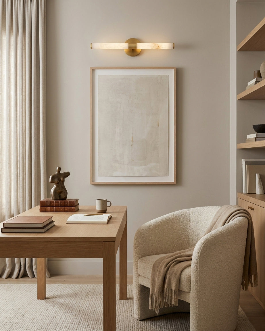 Anvers Picture Alabaster Wall Sconce — product view 9