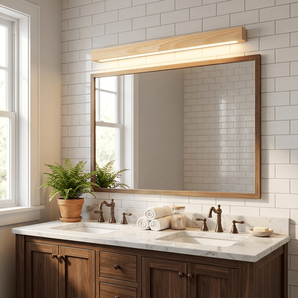 Arlo Linear Wood LED Wall Sconce
