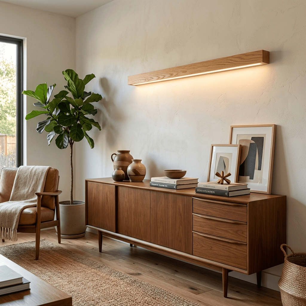 Arlo Linear Wood LED Wall Sconce