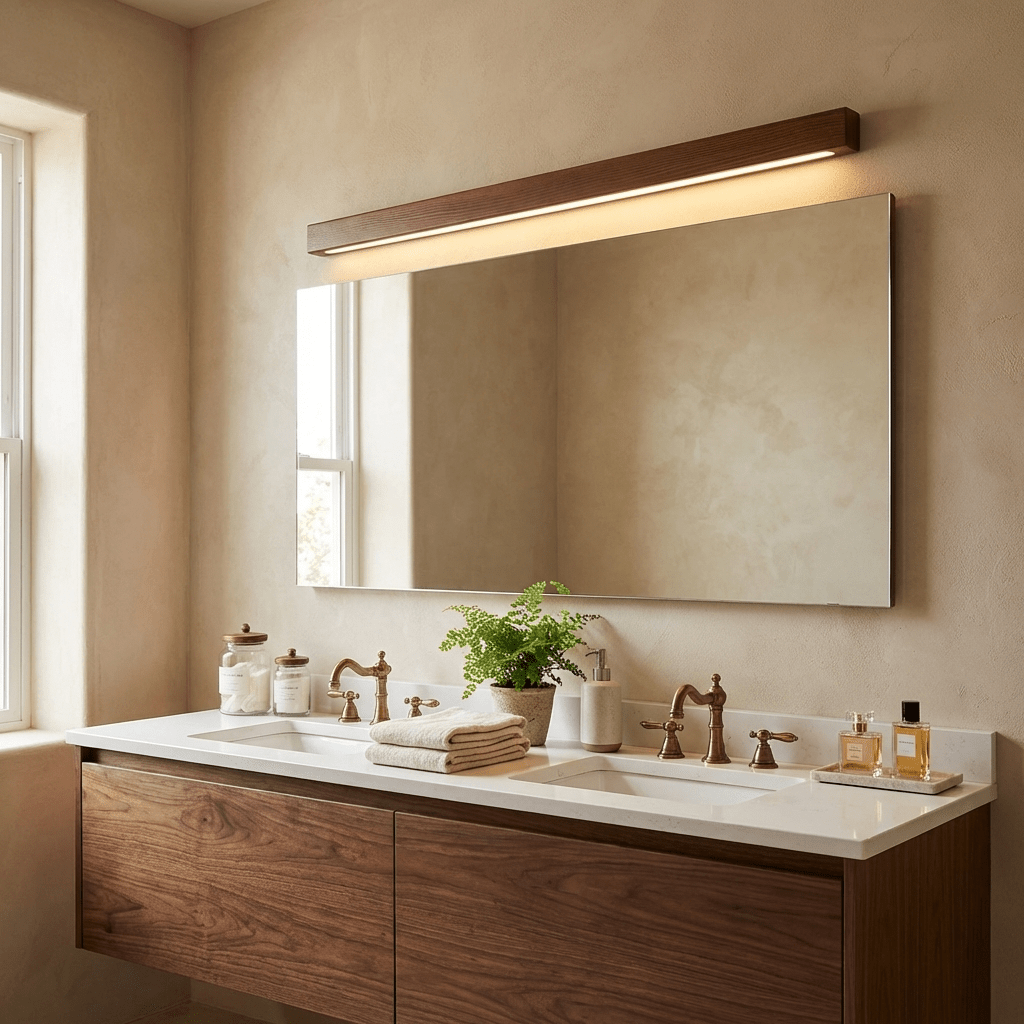 Arlo Linear Wood LED Wall Sconce