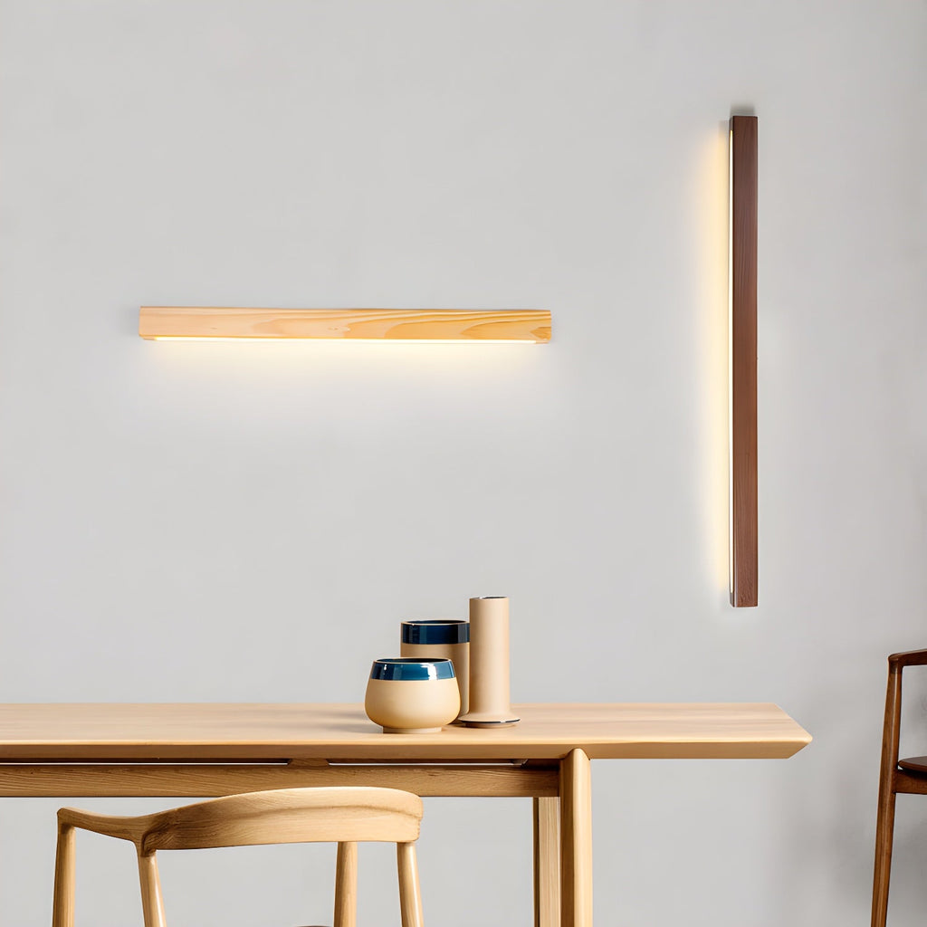 Arlo Linear Wood LED Wall Sconce