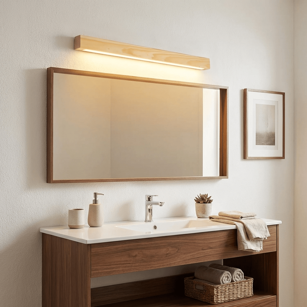 Arlo Linear Wood LED Wall Sconce