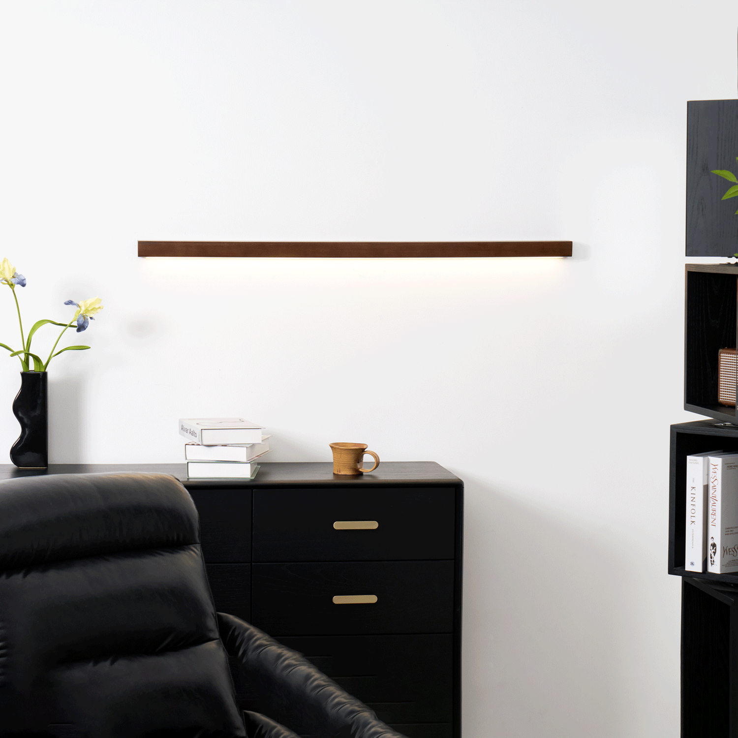 Arlo Linear Wood LED Wall Sconce