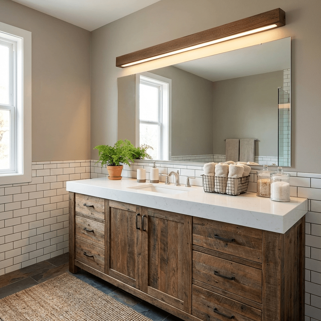 Arlo Linear Wood LED Wall Sconce