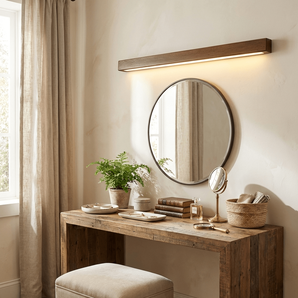 Arlo Linear Wood LED Wall Sconce