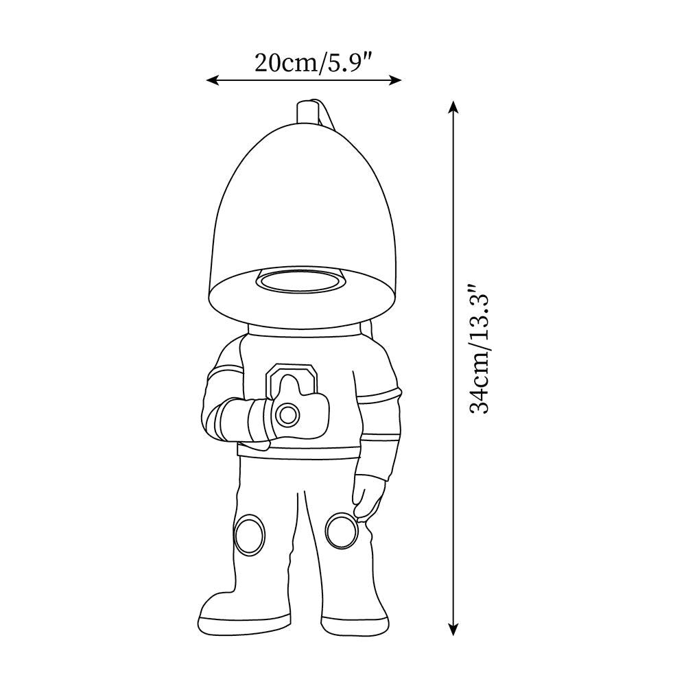 Astronaut Candle Warmer Lamp — product view 5