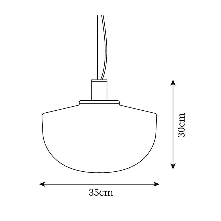 Bank Glass Pendant Lamp — product view 5