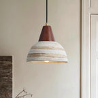 Beata Ceramics Wood Pendant Lamp — product view 2