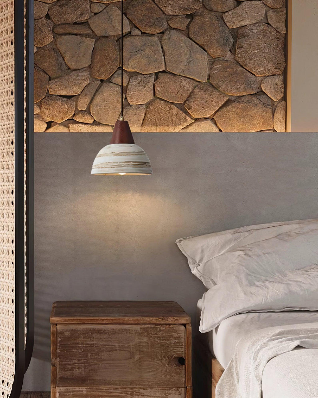 Beata Ceramics Wood Pendant Lamp — product view 20