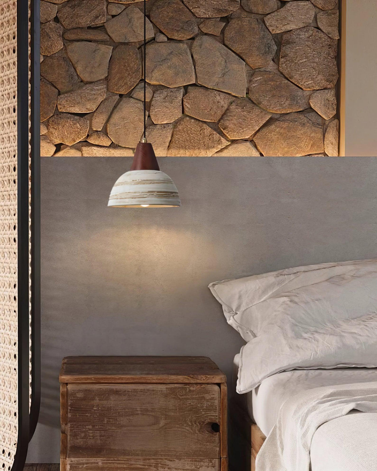 Beata Ceramics Wood Pendant Lamp — product view 20