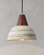 Beata Ceramics Wood Pendant Lamp — product view 4