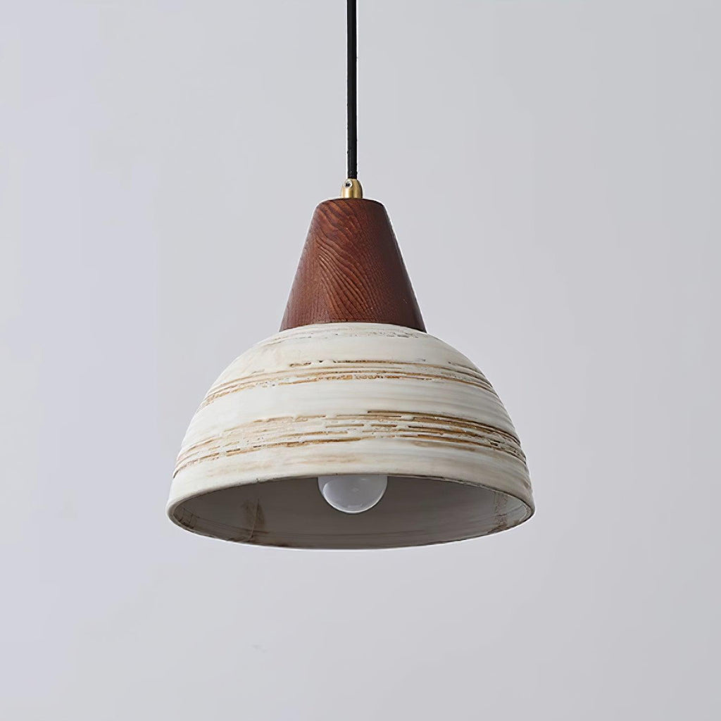 Beata Ceramics Wood Pendant Lamp — product view 7