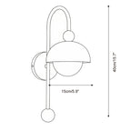 Bellaro Travertine Wall Lamp — product view 5