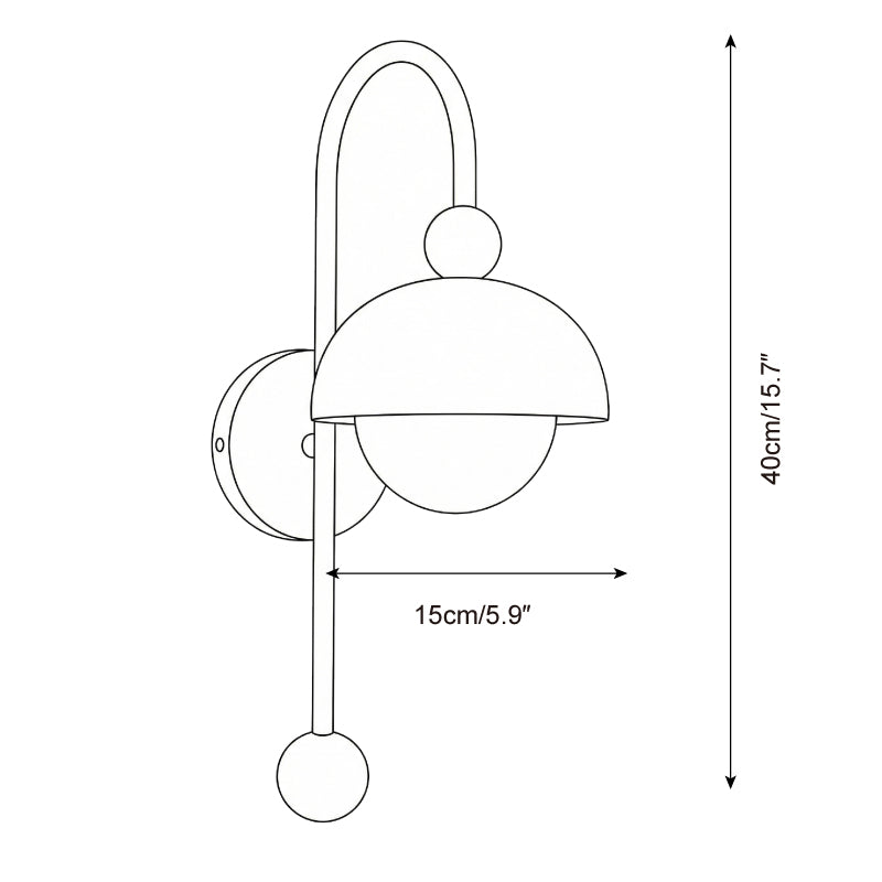 Bellaro Travertine Wall Lamp — product view 5