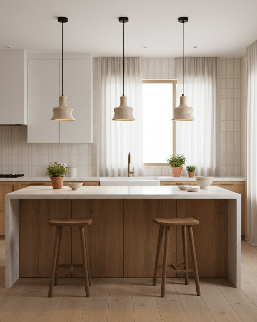Bellaro Travertine Pendant Lamp — product view 25