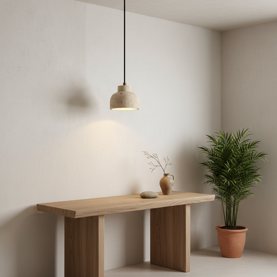 Bellaro Travertine Pendant Lamp — product view 17