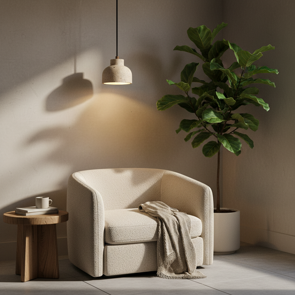 Bellaro Travertine Pendant Lamp — product view 20
