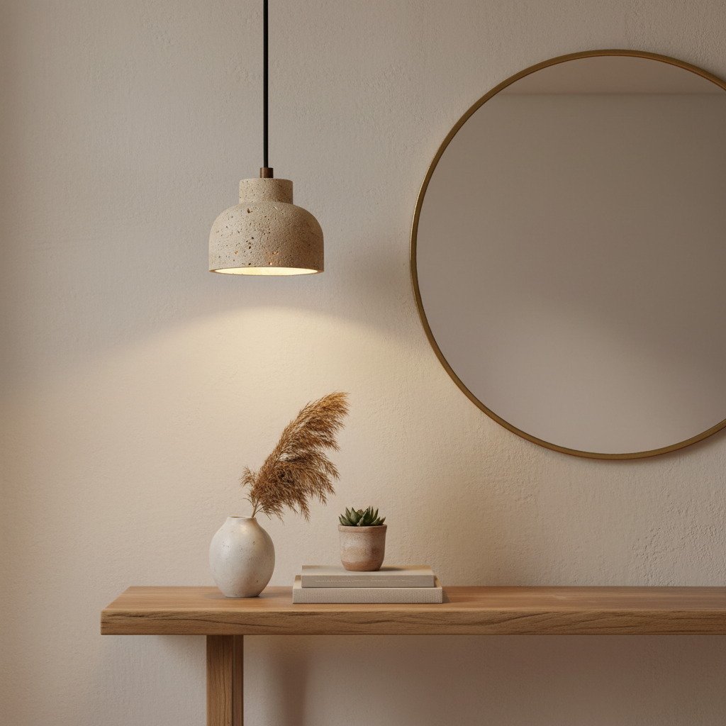Bellaro Travertine Pendant Lamp — product view 22