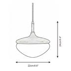 Belora Glass Pendant Lamp — product view 9