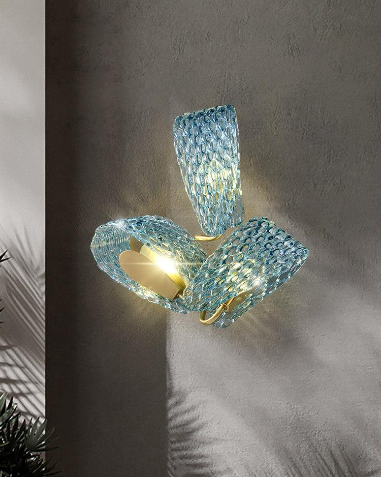 Blue Ribbon Glass Wall Lamp — product view 8