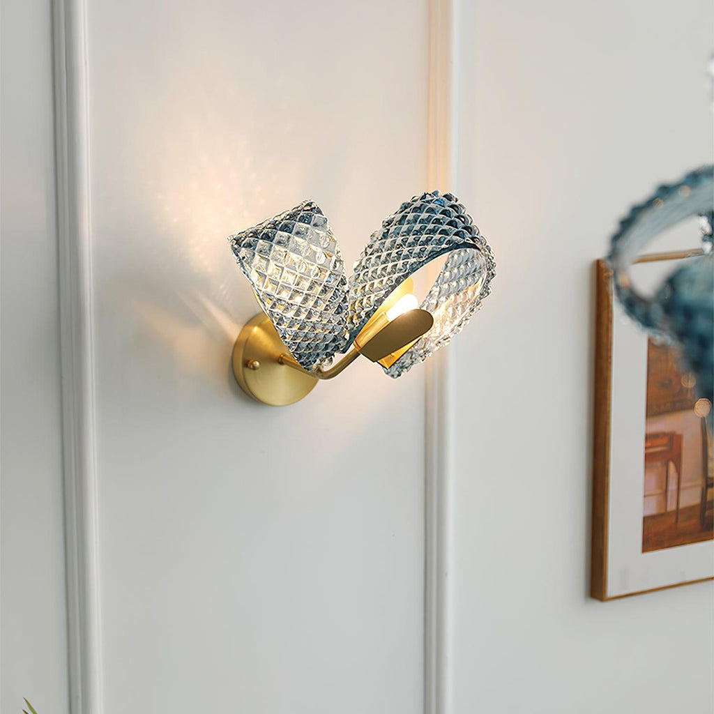 Blue Ribbon Glass Wall Lamp — product view 17