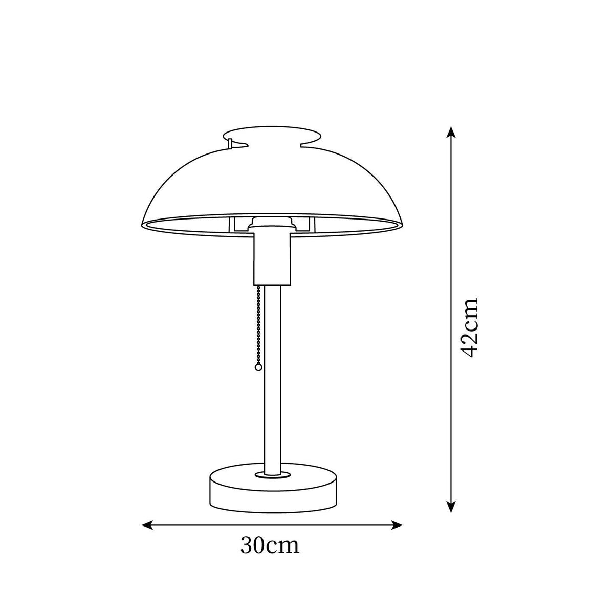 Bowie Metal Table Lamp — product view 5