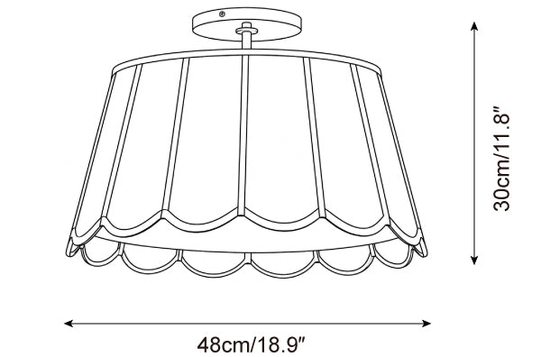 Brinelle Semi-Flush Mount — product detail 16