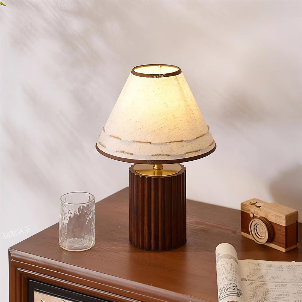 Brooke Wooden Wood Table Lamp — product view 10
