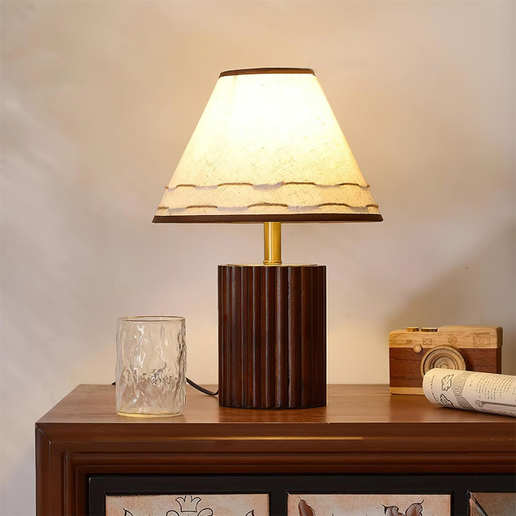 Brooke Wooden Wood Table Lamp — product view 2