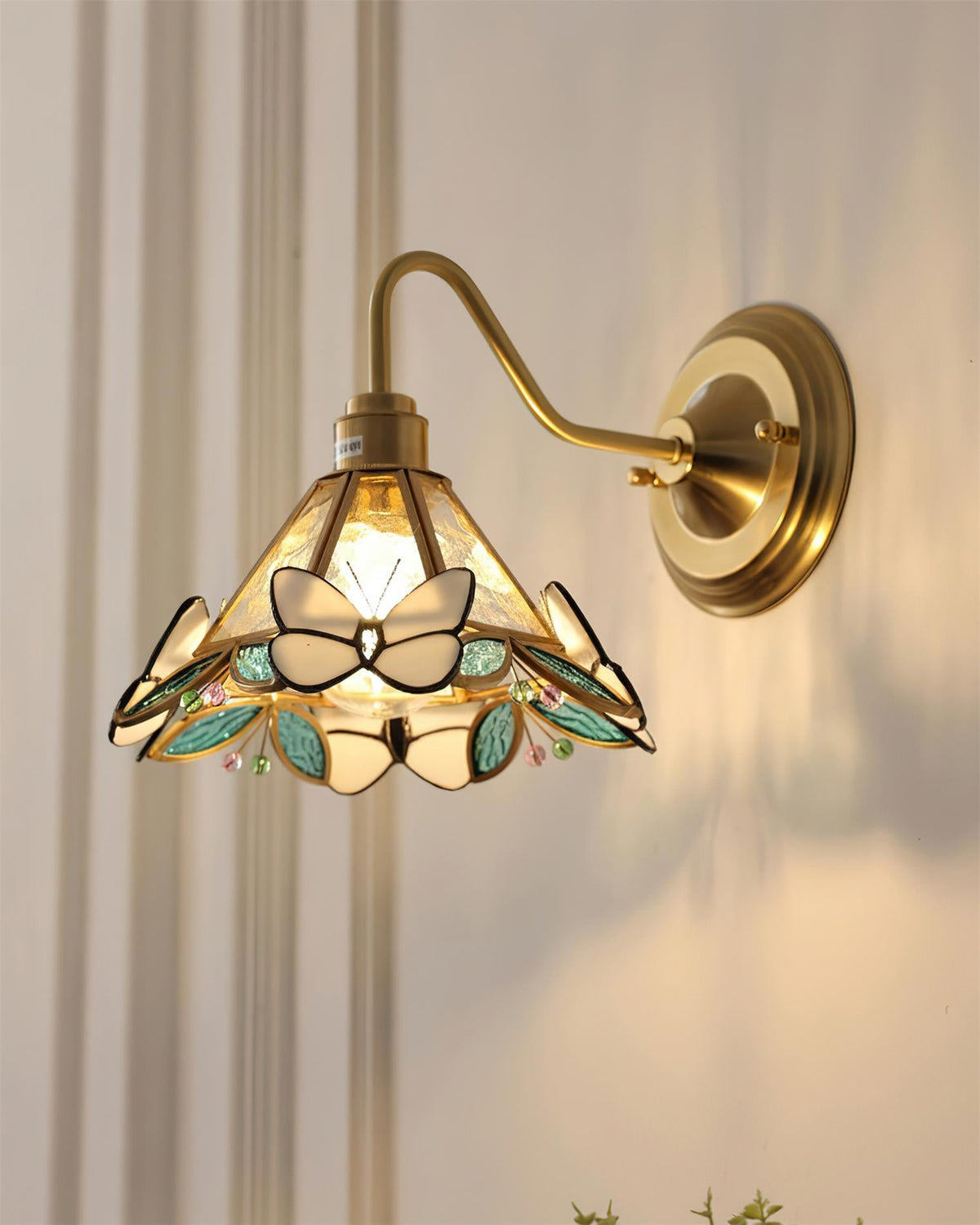 Butterfly Jewel Glass Wall Lamp — product view 21