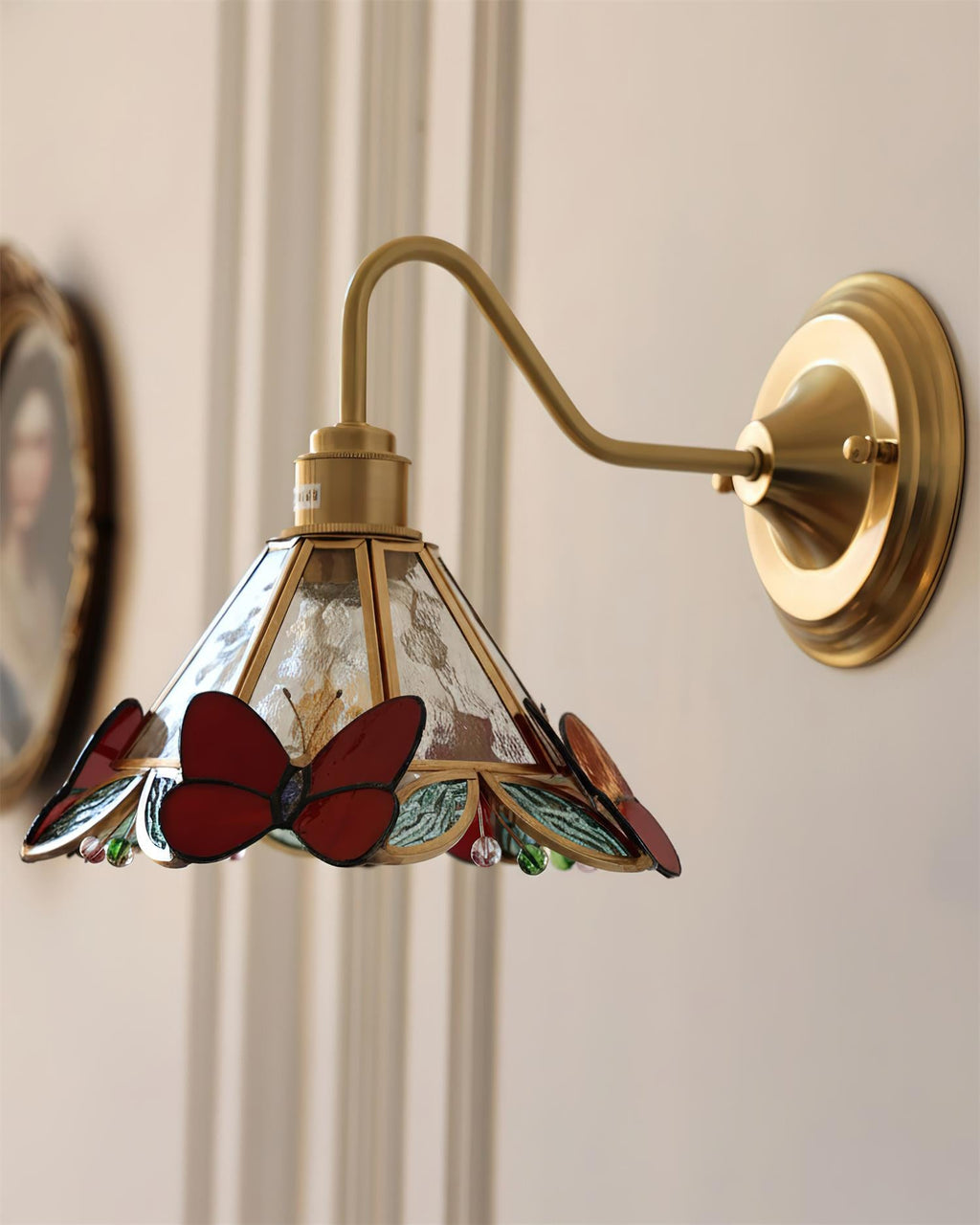 Butterfly Jewel Glass Wall Lamp — product view 23