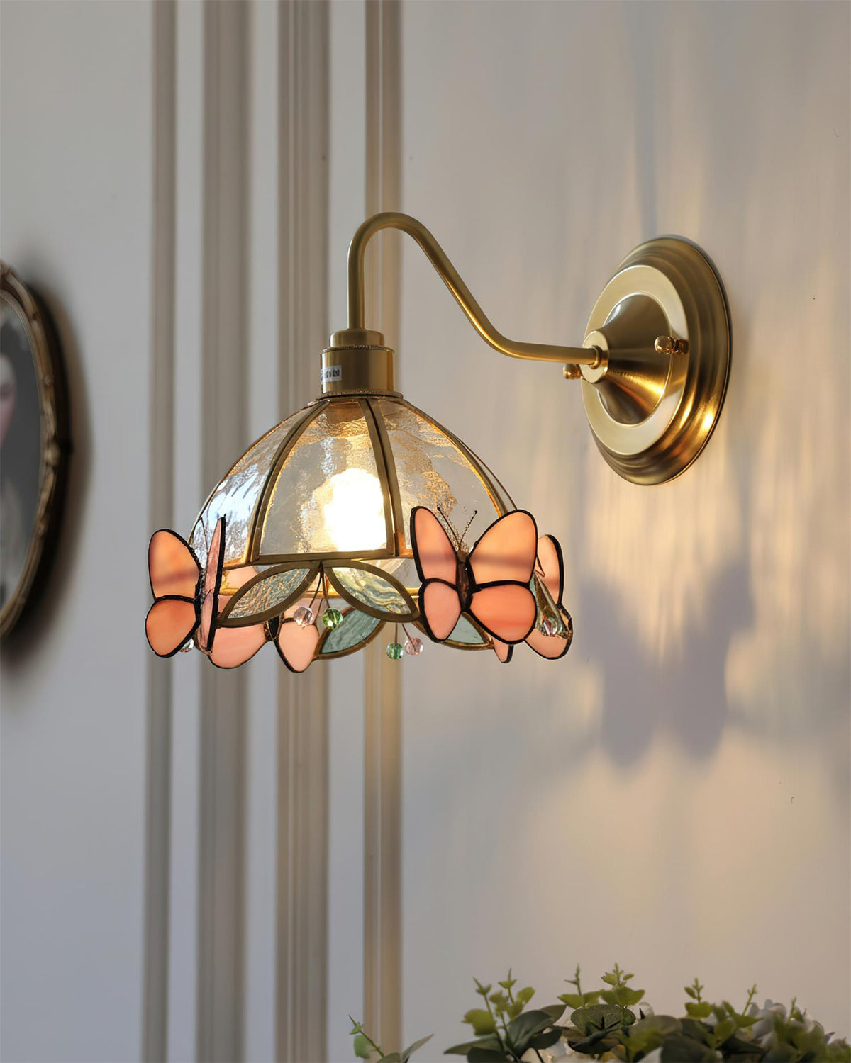 Butterfly Jewel Glass Wall Lamp — product view 26
