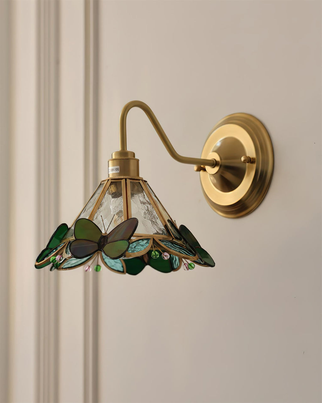 Butterfly Jewel Glass Wall Lamp — product view 2