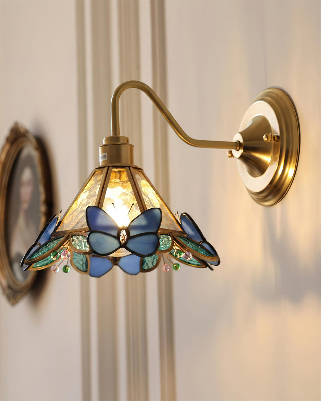 Butterfly Jewel Glass Wall Lamp — product view 31