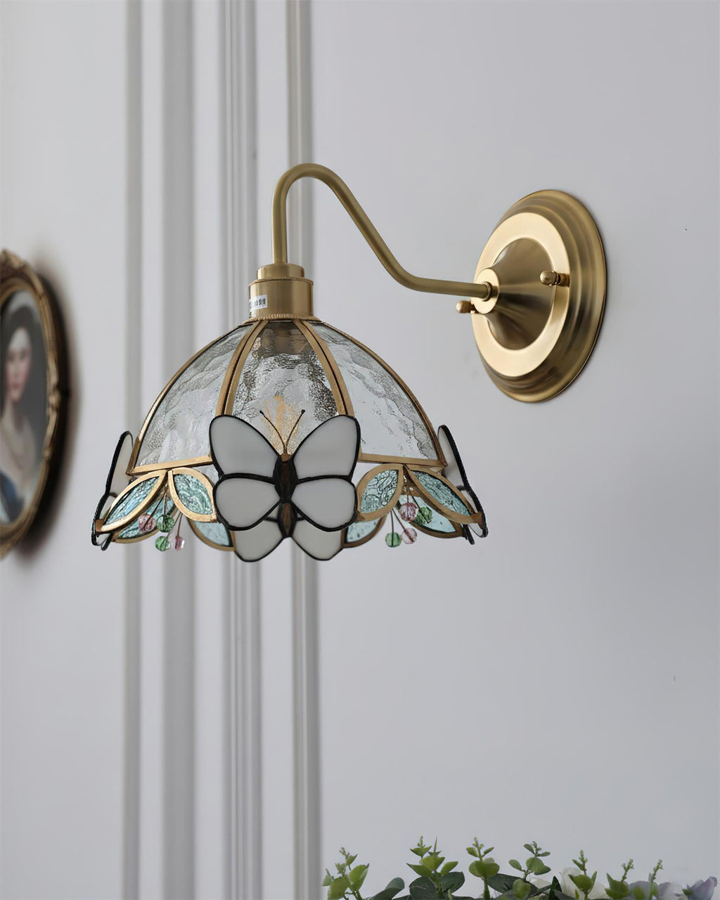 Butterfly Jewel Glass Wall Lamp — product view 32