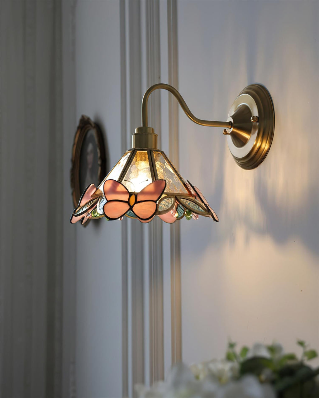 Butterfly Jewel Glass Wall Lamp — product view 35