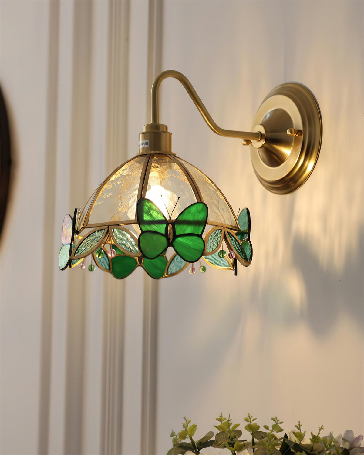 Butterfly Jewel Glass Wall Lamp — product view 36