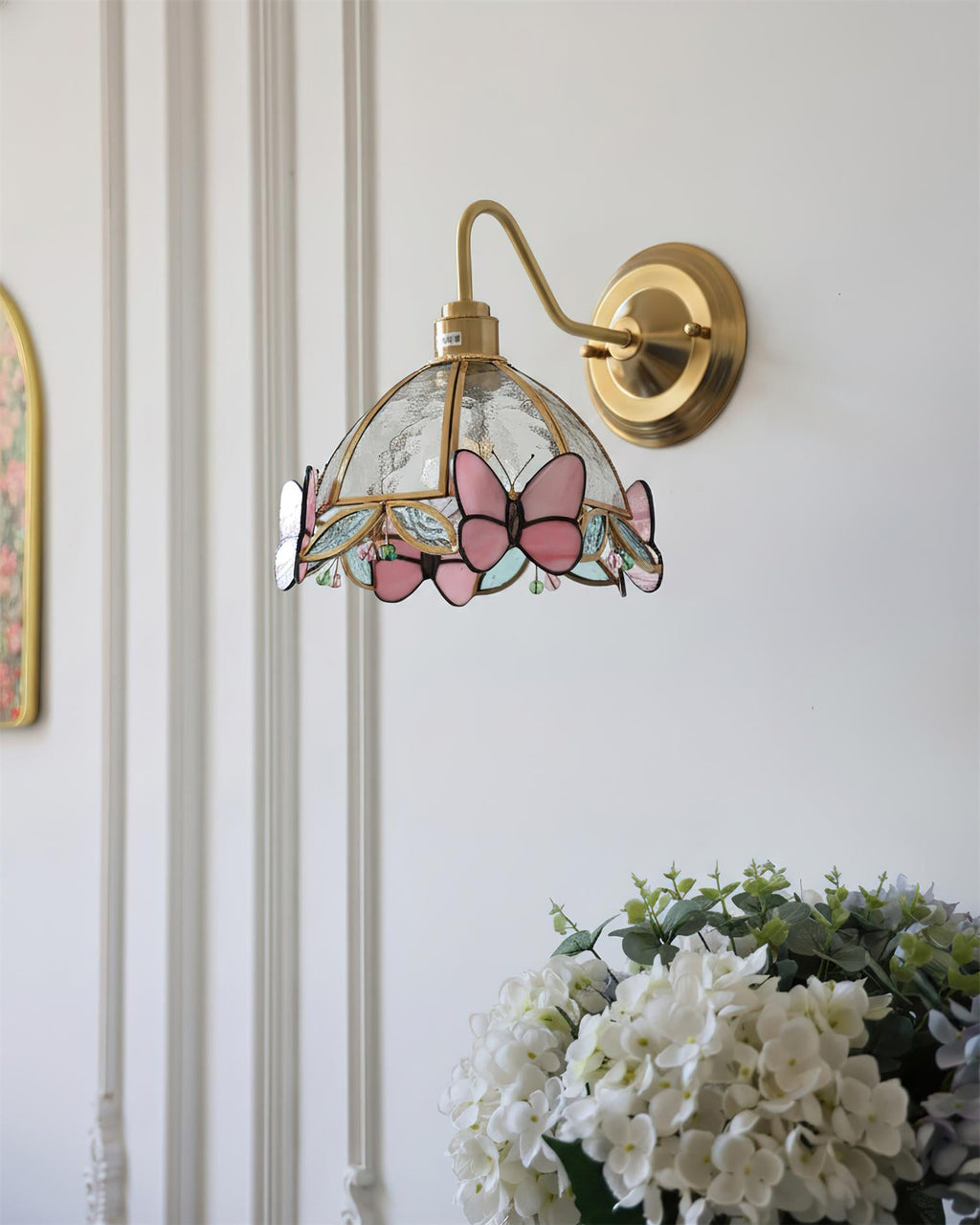 Butterfly Jewel Glass Wall Lamp — product view 3
