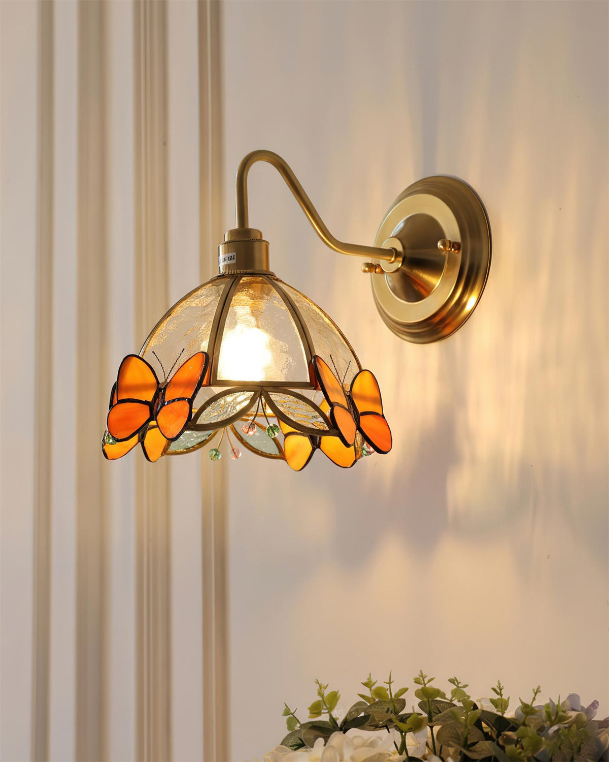 Butterfly Jewel Glass Wall Lamp — product view 19