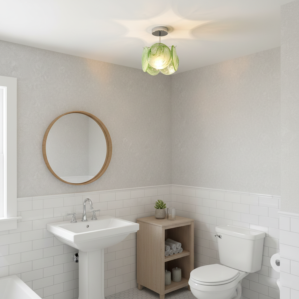 Caelina Glass Ceiling Light — product view 10