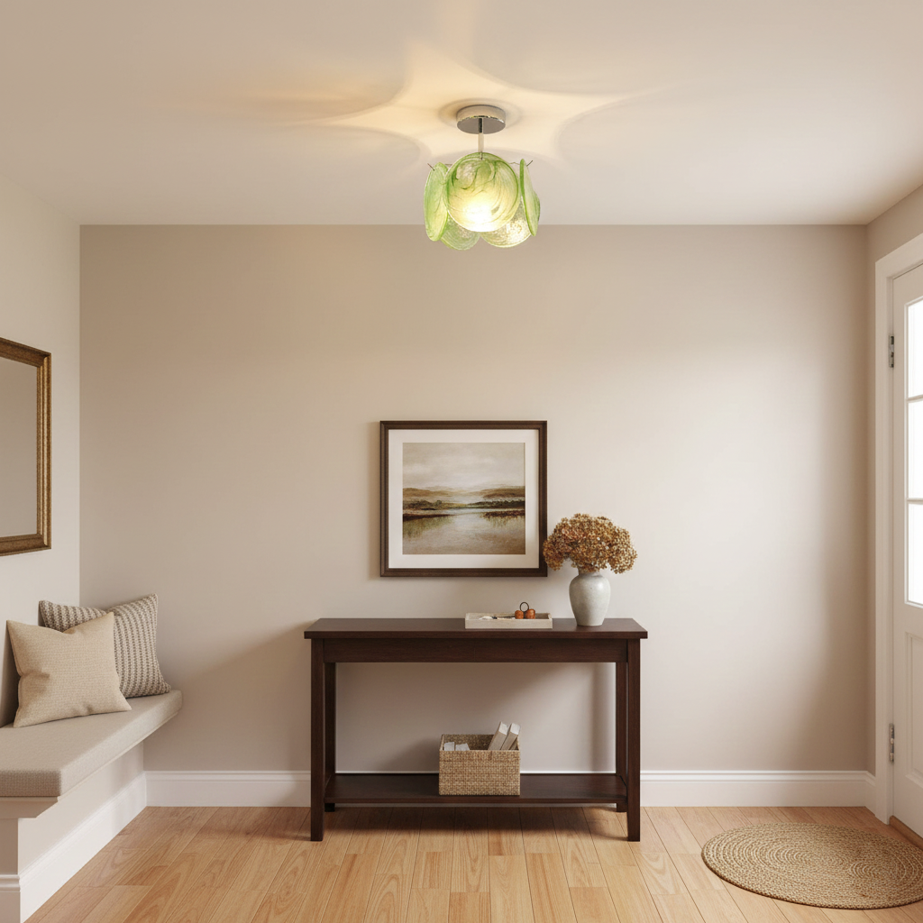 Caelina Glass Ceiling Light — product view 9