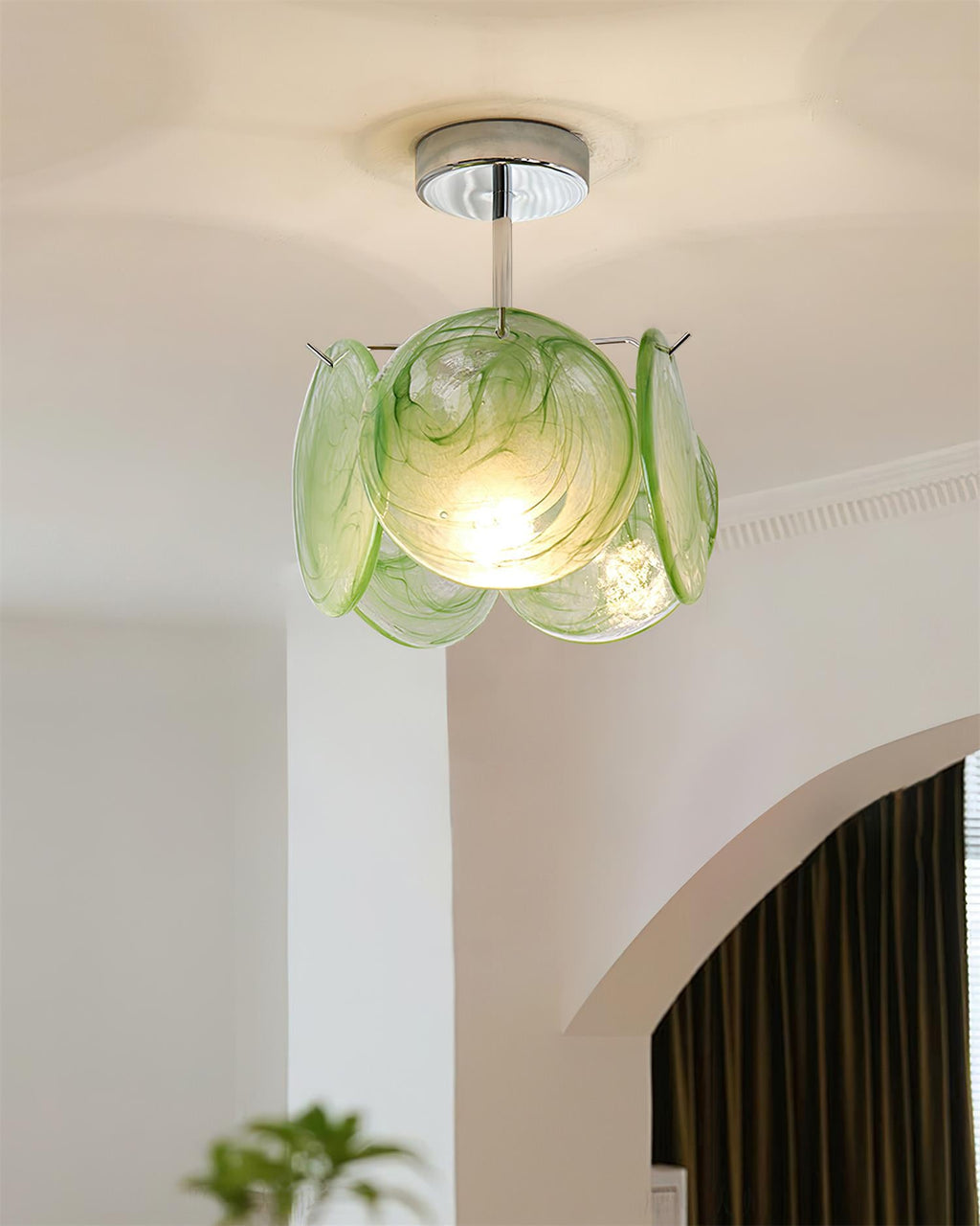 Caelina Glass Ceiling Light — product view 3