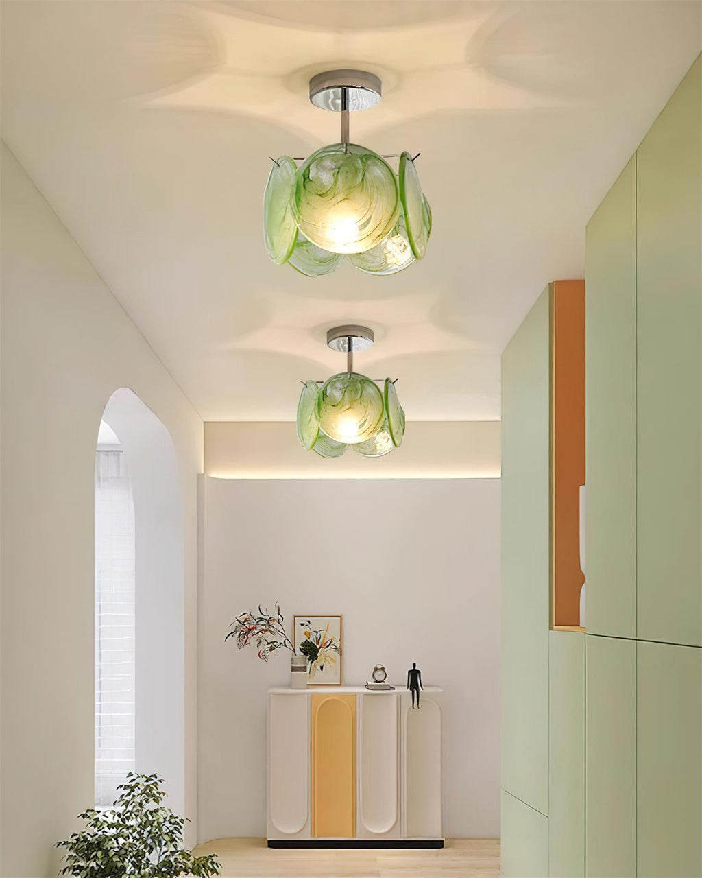 Caelina Glass Ceiling Light — product view 4