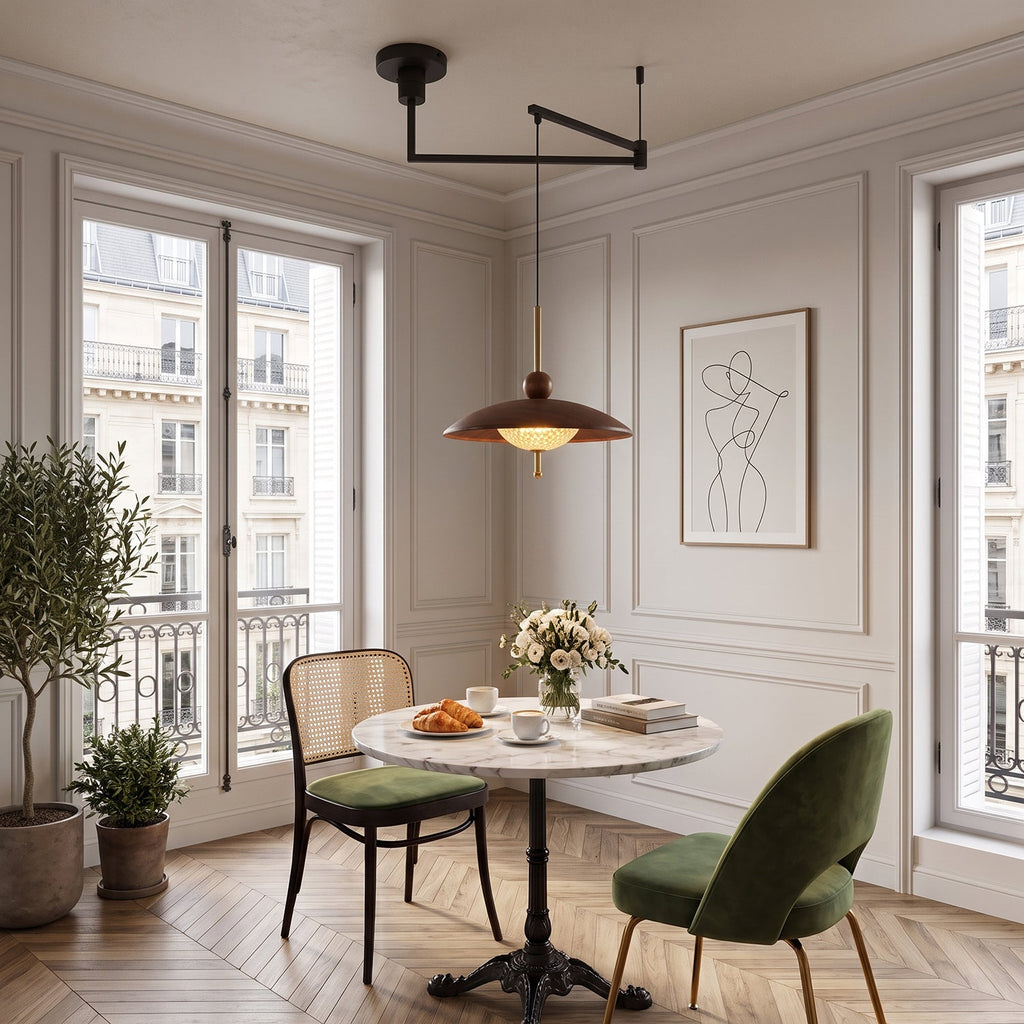 Calviro Swing Arm Metal Pendant Lamp — product view 14