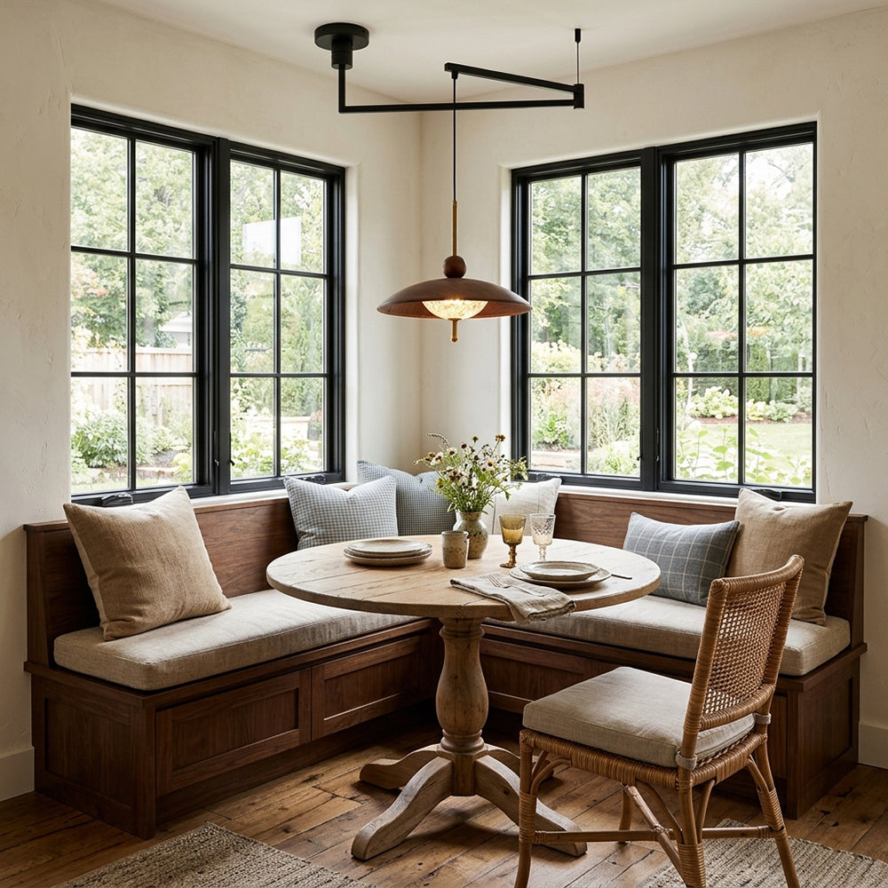 Calviro Swing Arm Metal Pendant Lamp — product view 10