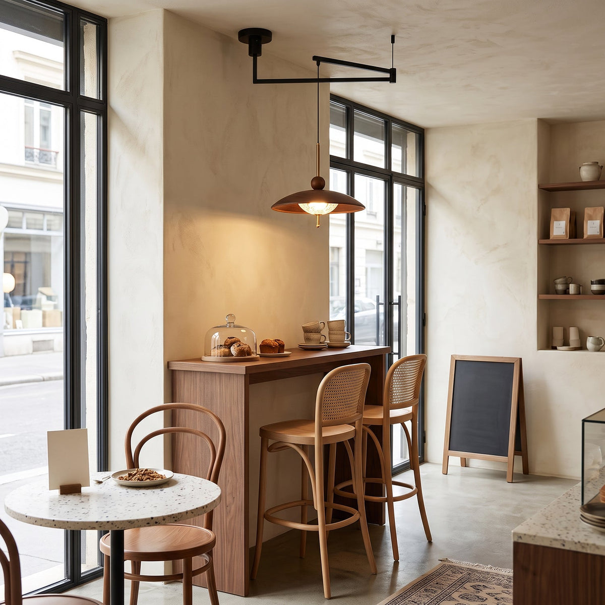Calviro Swing Arm Metal Pendant Lamp — product view 15