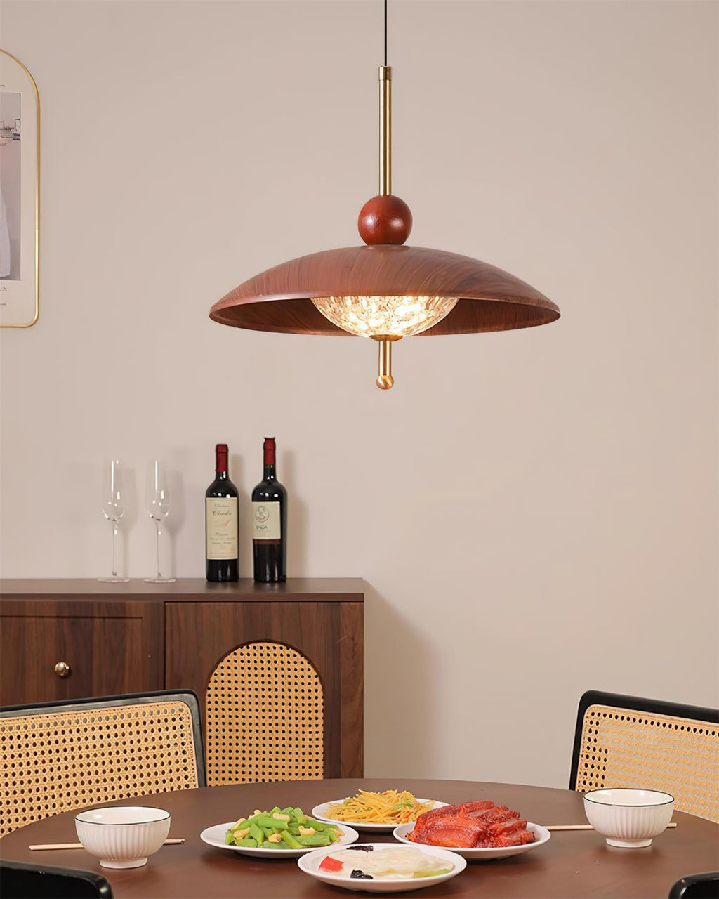 Calviro Swing Arm Metal Pendant Lamp — product view 17