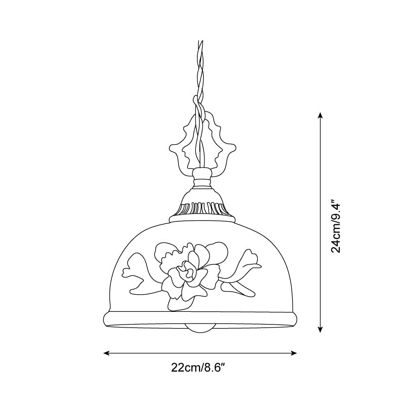 Camellia Grace Pendant Lamp — product view 6