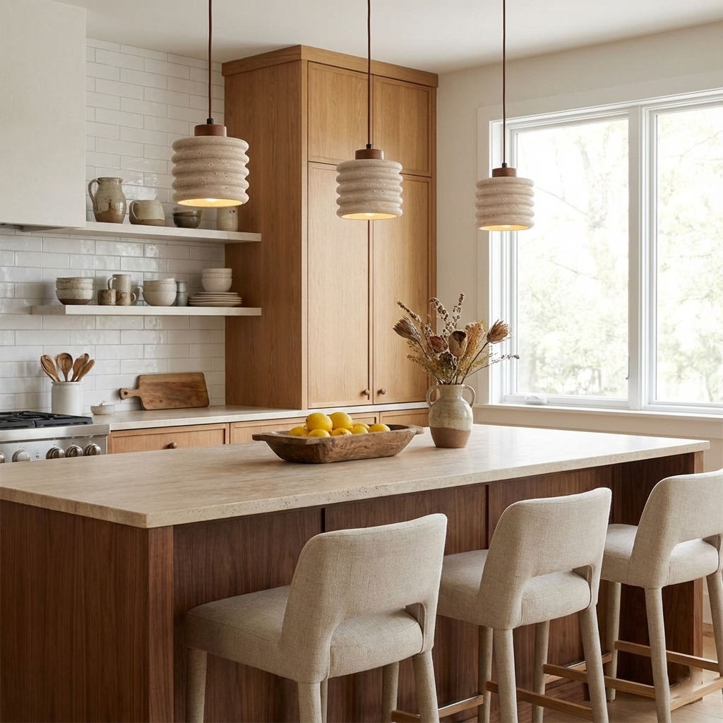 Candeeiro Travertine Pendant Lamp — product view 6